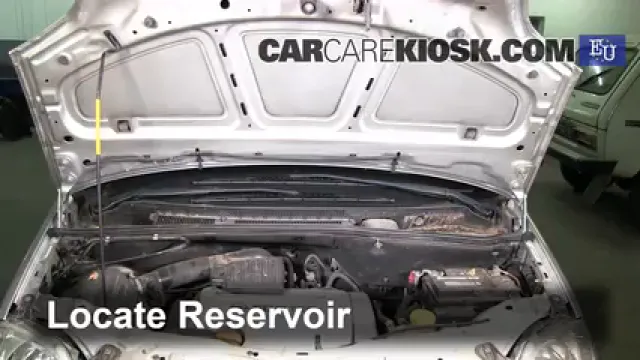 2003 Opel Meriva SE Cosmo 1.6L 4 Cyl. Windshield Washer Fluid Add Fluid